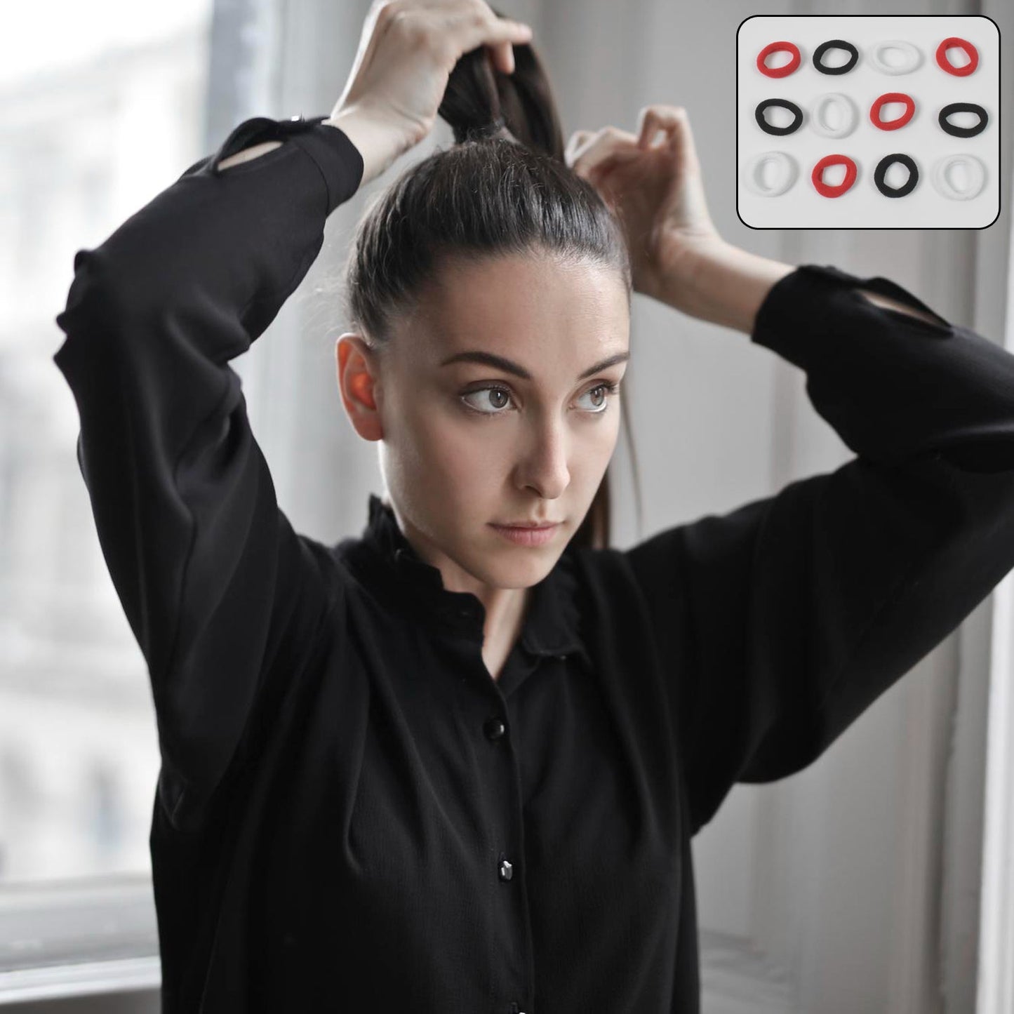 Small Hairbands Bands For Hair Rubber Bands (Pack Of 50  Multicolour) Wukusy