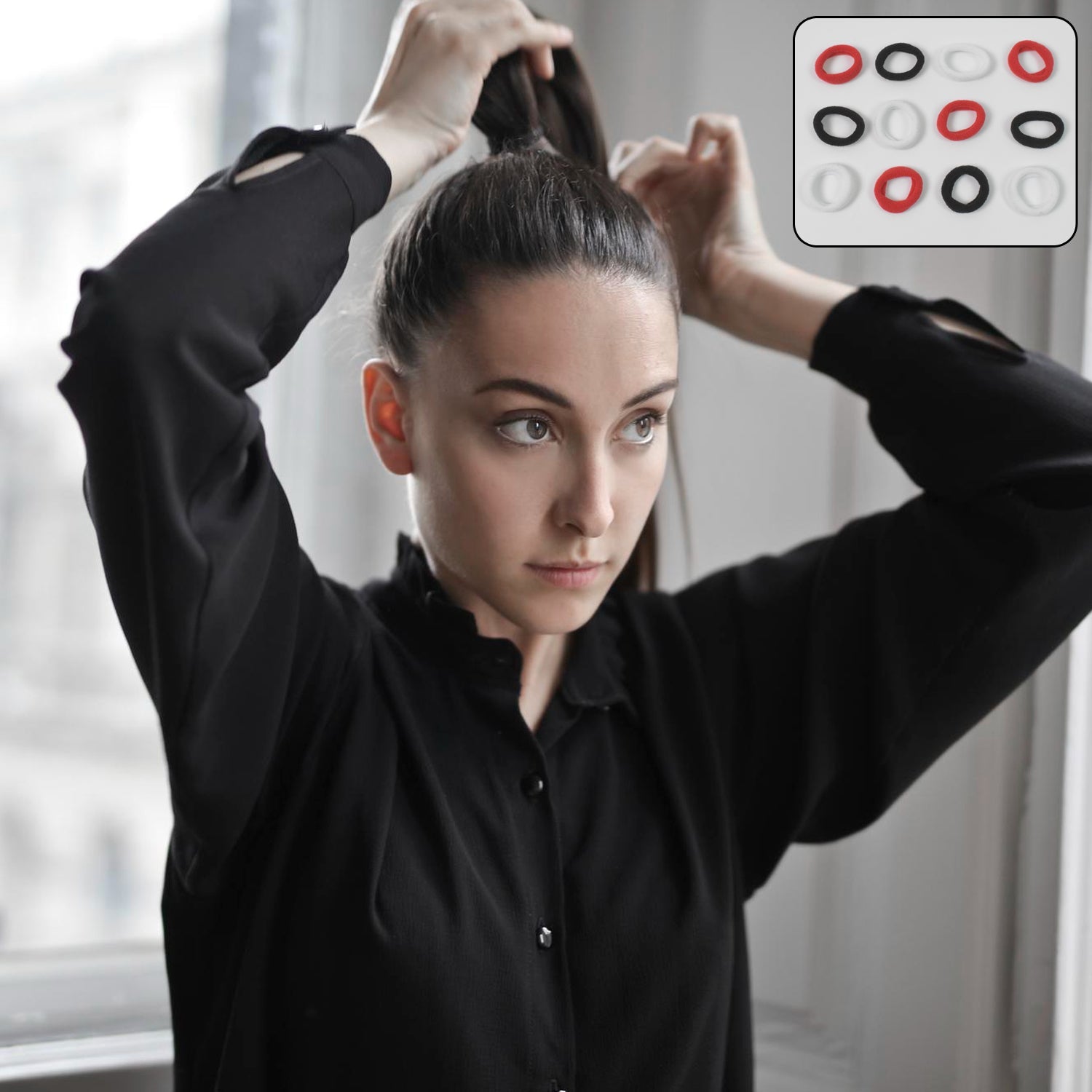 Small Hairbands Bands For Hair Rubber Bands (Pack Of 50  Multicolour) Wukusy