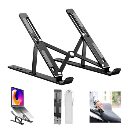 1320 Adjustable Laptop Stand Holder With Built-in Foldable Legs And High Quality Fibre Wukusy