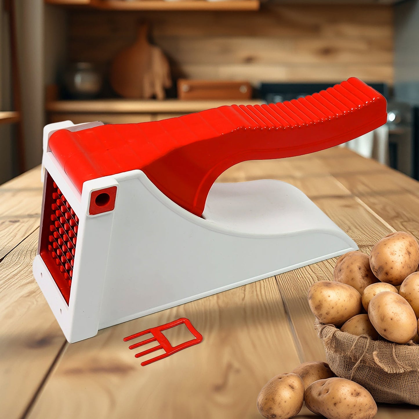 Plastic Potato  Vegetable Chips Maker (1 Pc) Wukusy