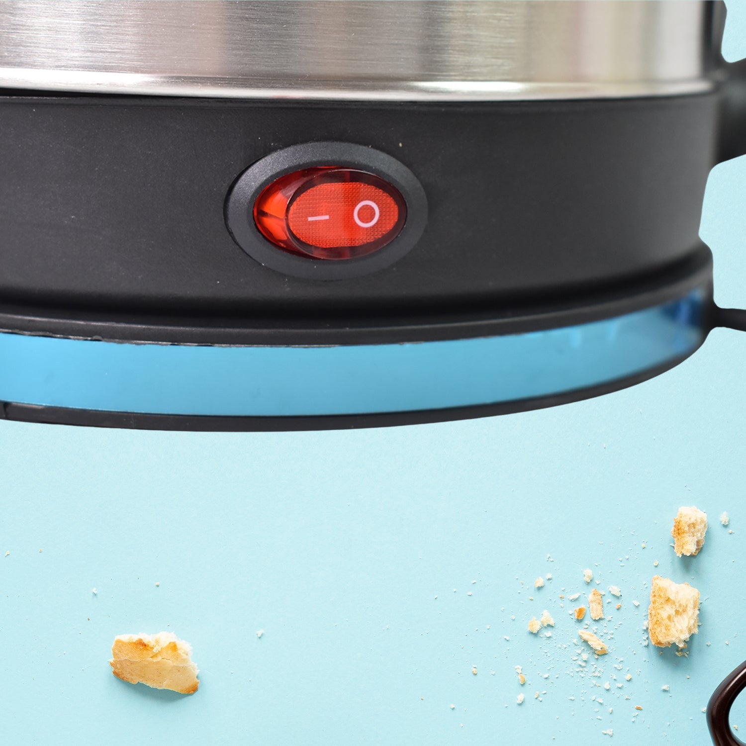 Soup Pot With Lid Stainless Steel Multi Cooker Kettle (800w  2.5 Ltr.) Wukusy