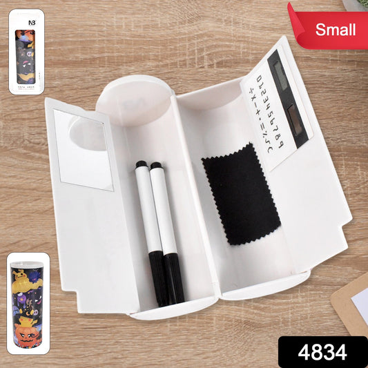 Small Multifunctional Fancy Pencil Box Double Sided Pencil Cases (1 Set) Wukusy