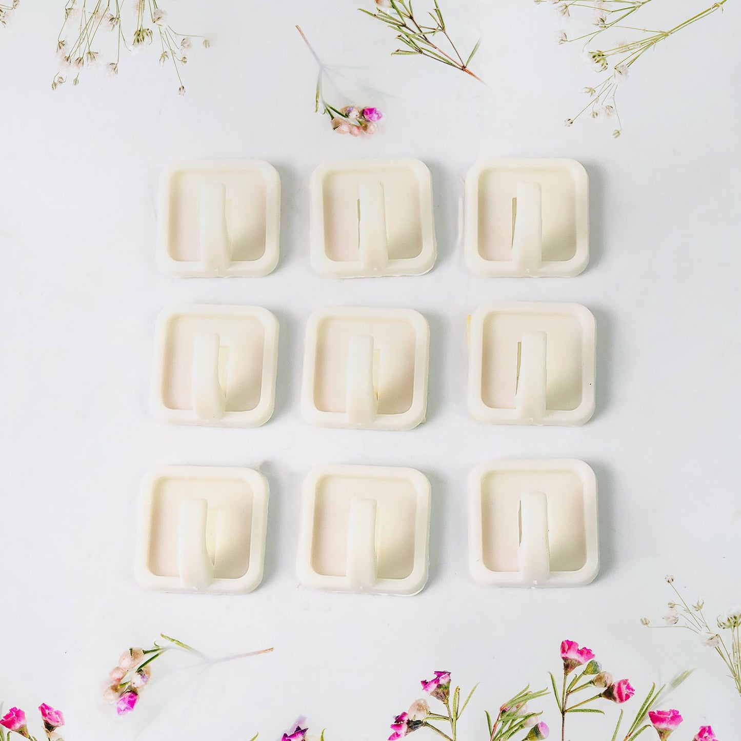 Adhesive Hooks For Wall Hanging Clothes Strong Adhesive Hooks (9 Pcs Set) Wukusy