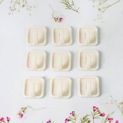 Adhesive Hooks For Wall Hanging Clothes Strong Adhesive Hooks (9 Pcs Set) Wukusy