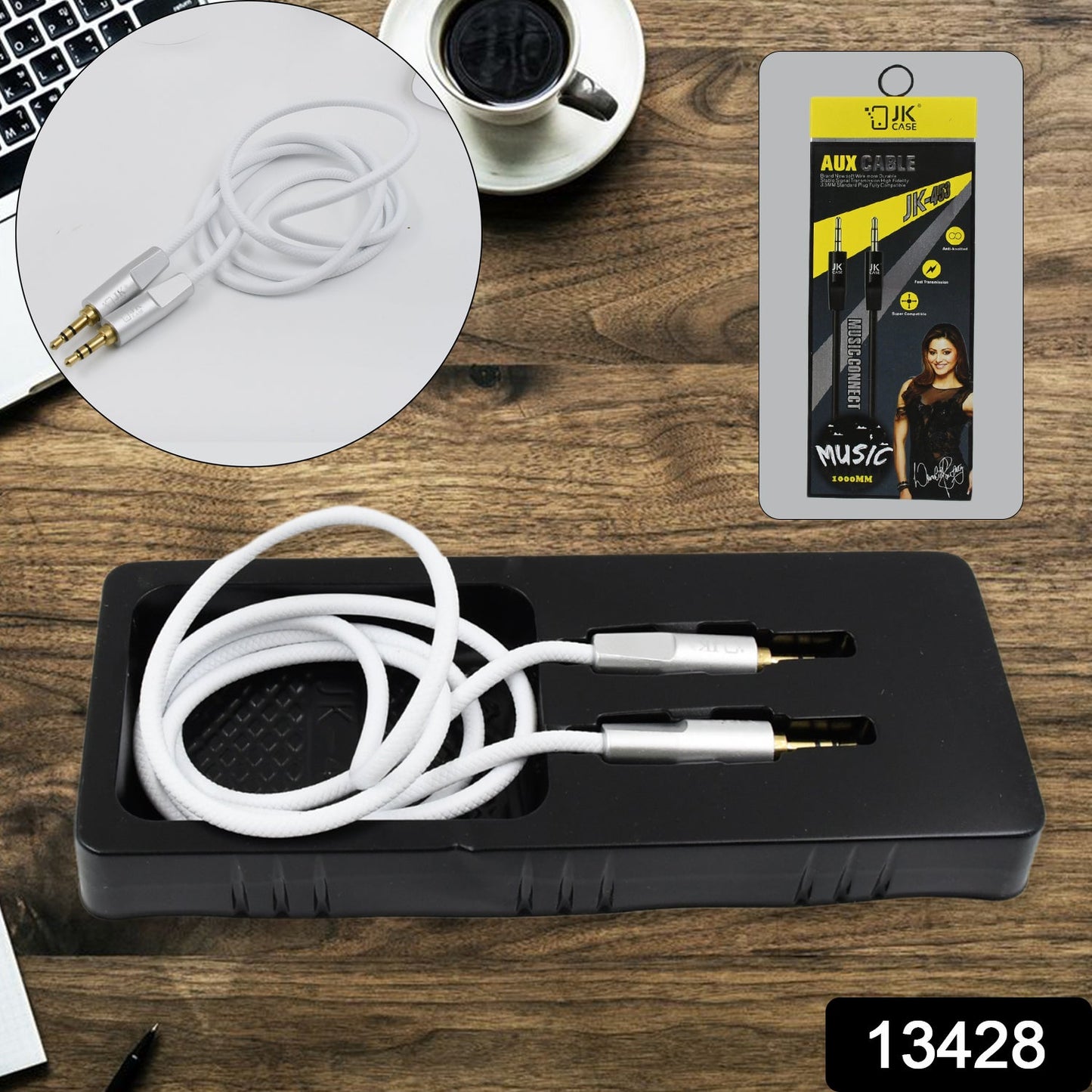 Aux Cable For Mobile And Tablet Home  Car Stereos  More (1 Pc  1000mm) Wukusy