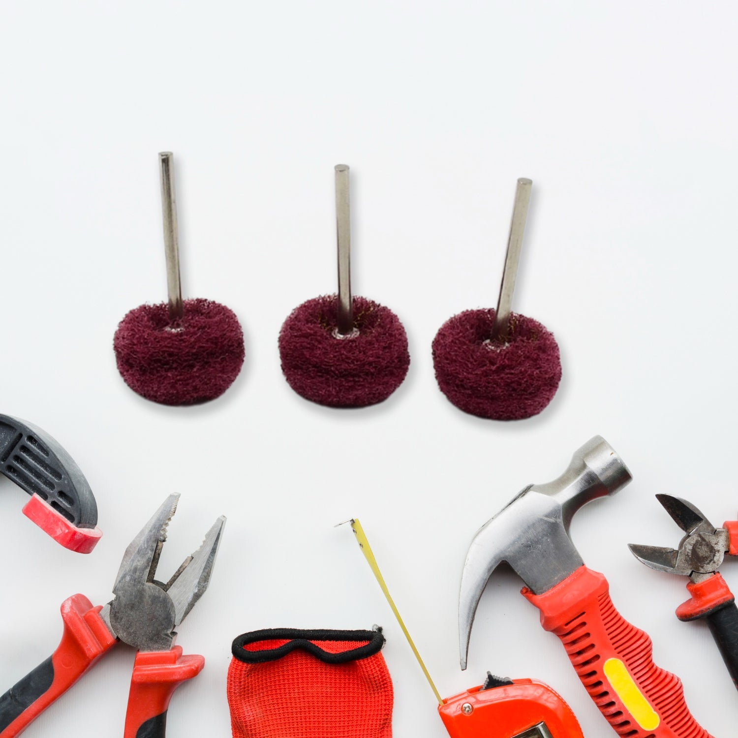 Abrasive Buffing Polishing Wheel Set (3 Pcs) Wukusy