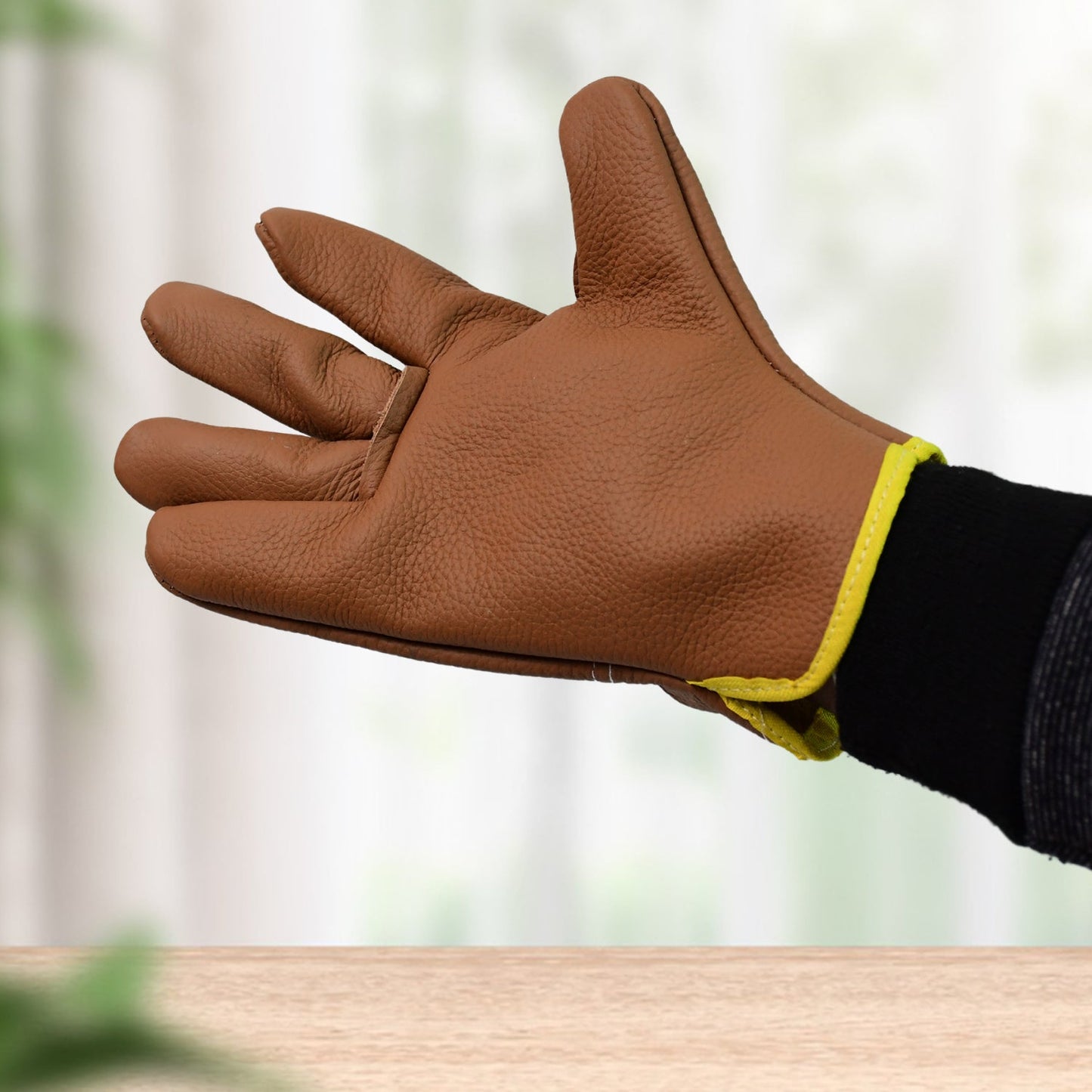 Gloves Gardening Gloves For Men Women Leather Gloves Heavy Duty Gloves (1 Pair) Wukusy