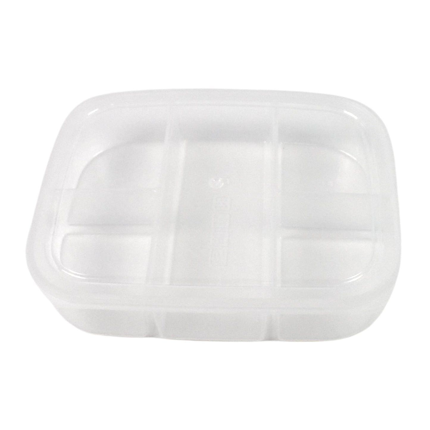 Plastic 5- Compartment Excellent Container Reusable Lunch Box (1 Pc) Wukusy