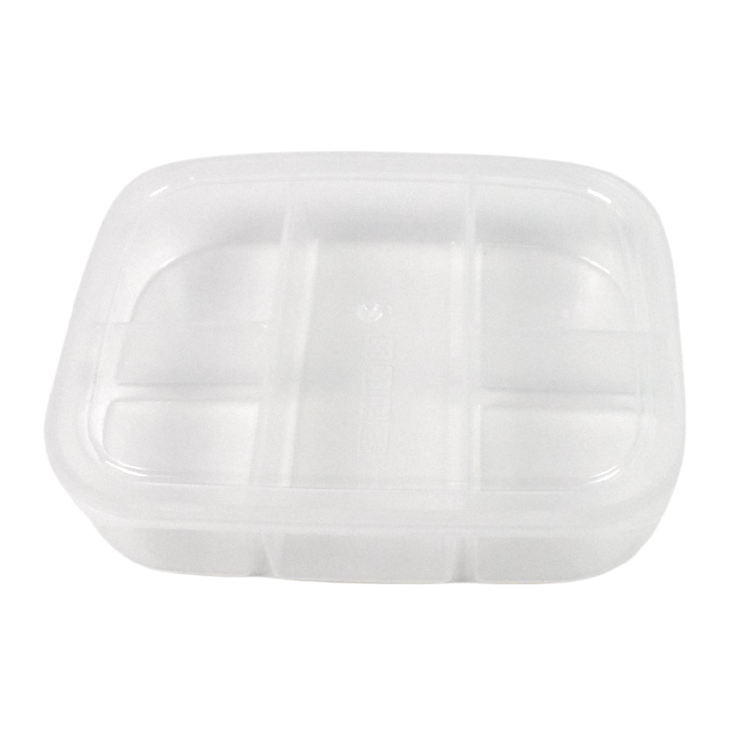 Plastic 5- Compartment Excellent Container Reusable Lunch Box (1 Pc) Wukusy
