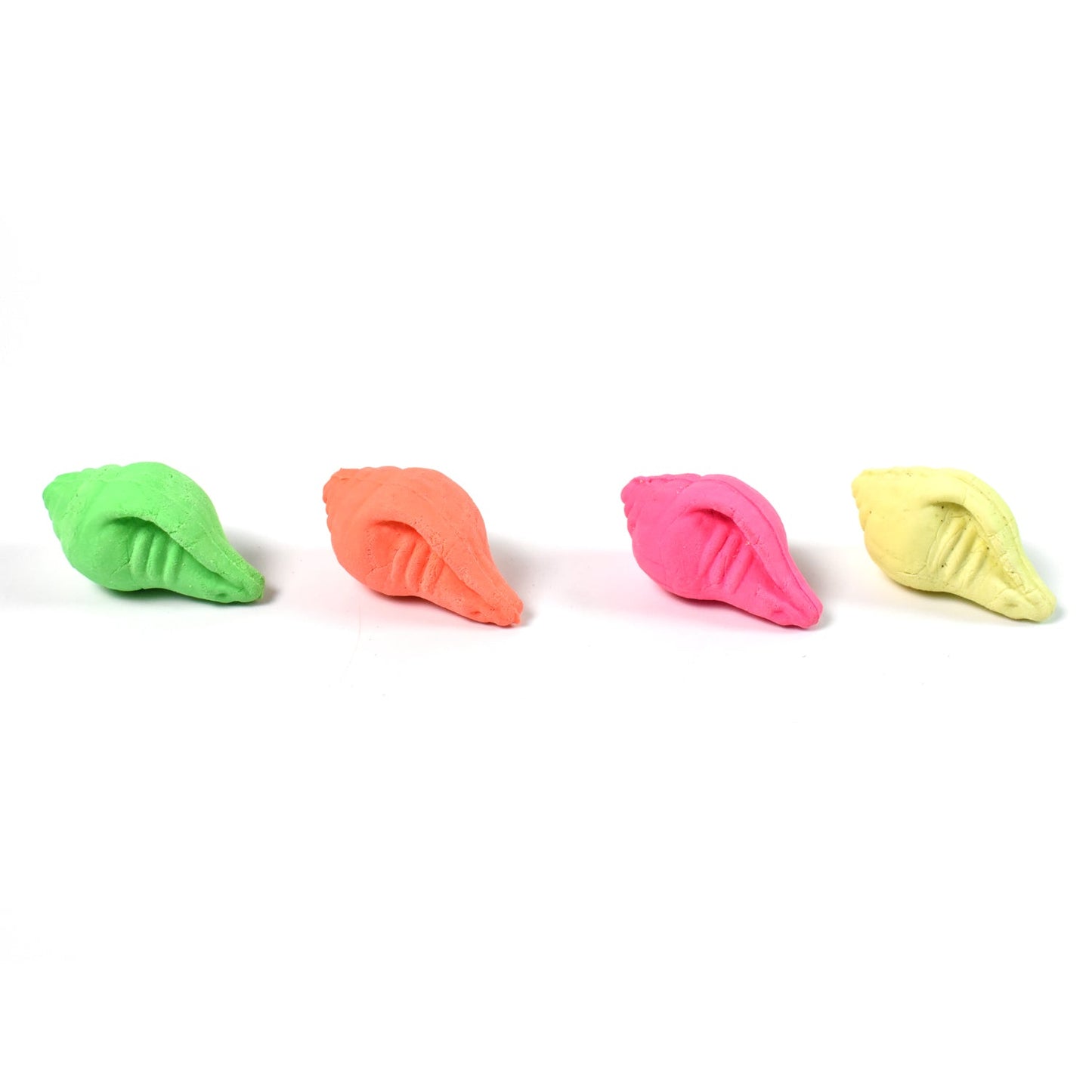 Shankh Shape Eraser Rubber (1 Pc  Mix Colour  Design) Wukusy