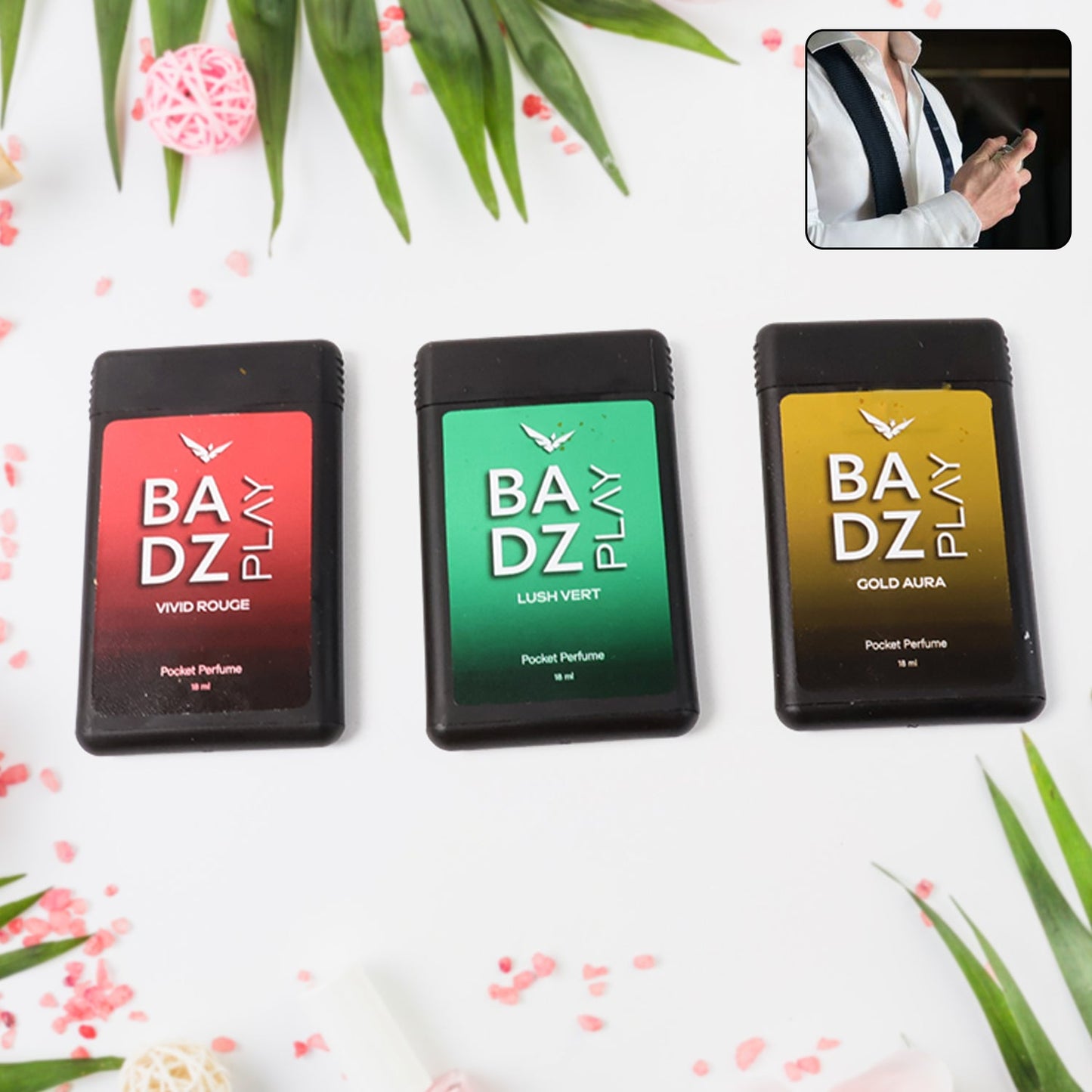Mini Pocket Perfume 18ml (1 Pc  Mix Fragrance) Wukusy
