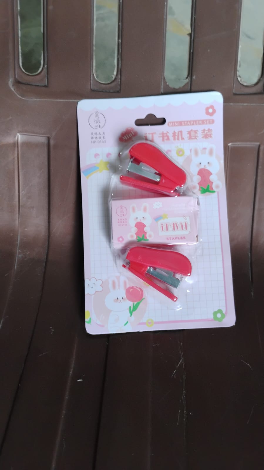 Mini Stapler With Staples  Pin Set (2 Pc) Wukusy