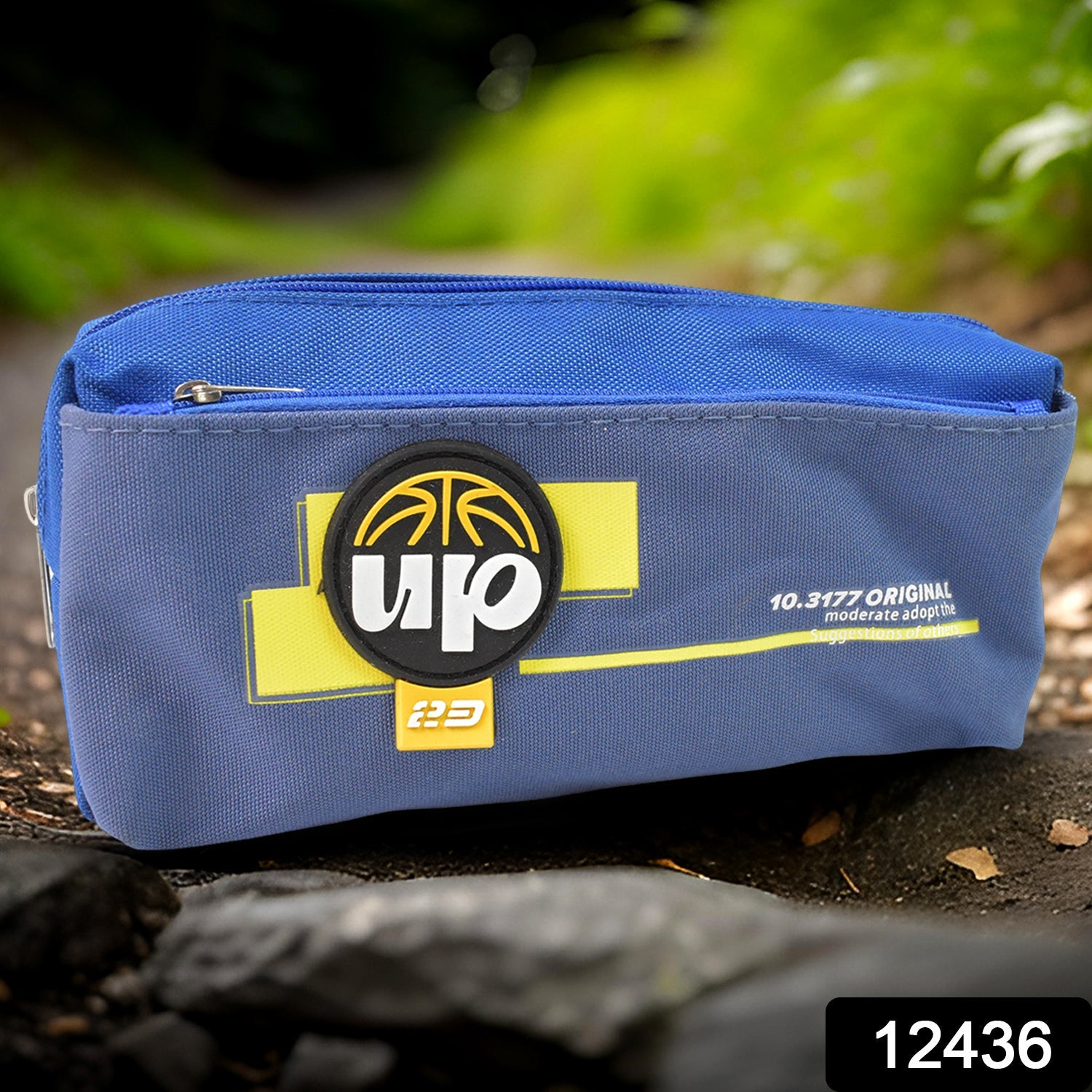 Pencil Pouch With Zipper (1 Pc  2 Compartment) Wukusy