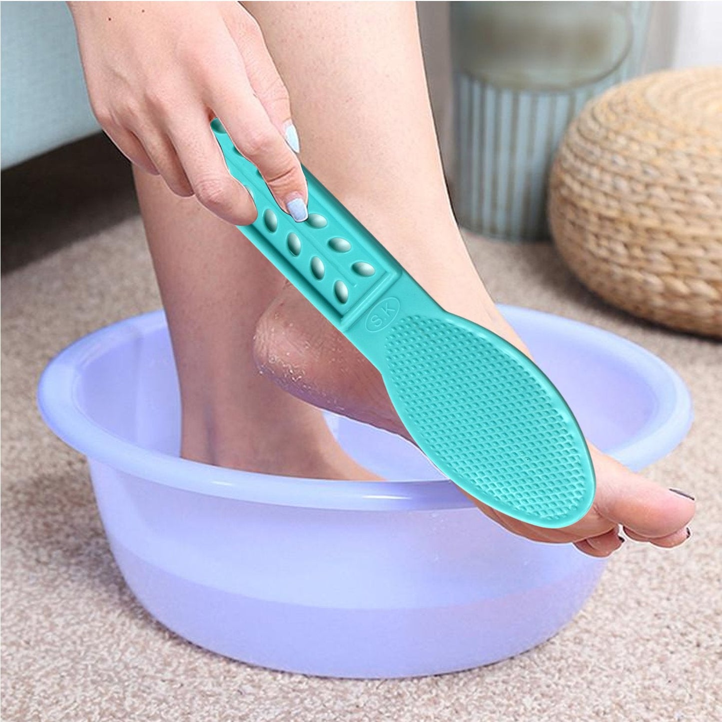 6018 Plastic Foot Scrubber Pedicure Foot Care Wukusy