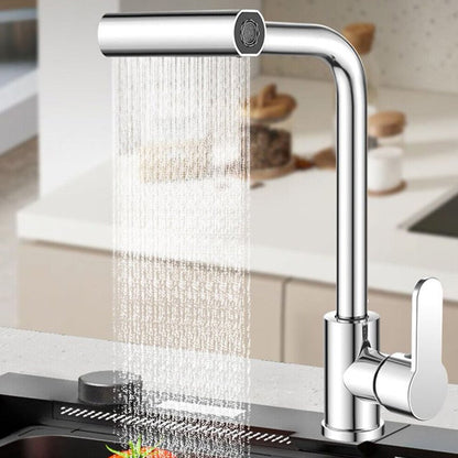 Multifunction Shower Waterfall Kitchen Faucet 360 Rotation Waterfall Kitchen Faucet Touch Kitchen Faucet Faucet Extender For Kitchen Sink Swivel Waterfall Kitchen Faucet For Washing Vegetable Fruit (4 In 1 ) Wukusy