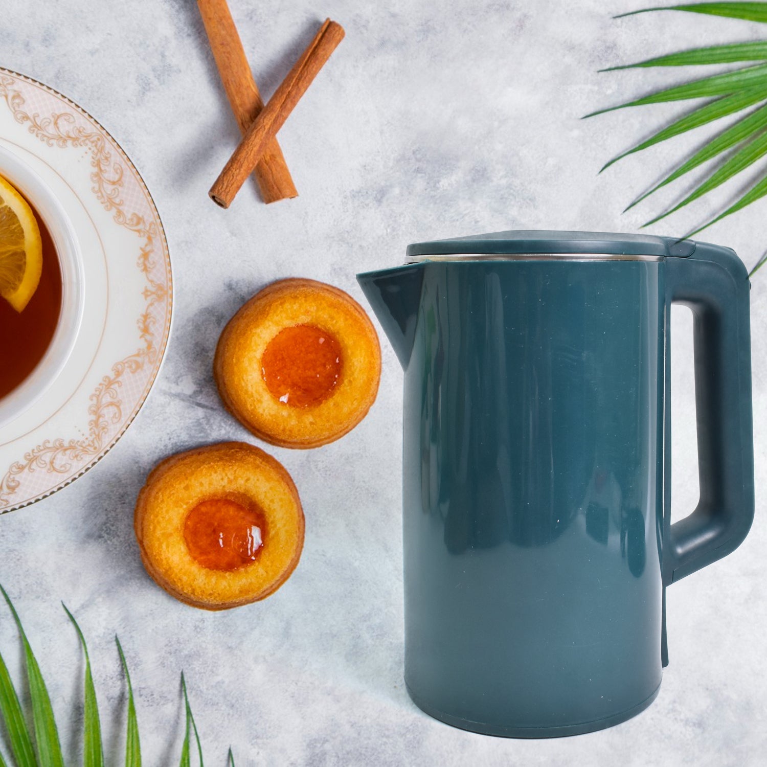 Temperature Display Electric Kettle 55 Degrees Constant Temperature Electric Kettle  (1500w 2.5 Ltr.  1 Pc) Wukusy