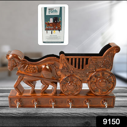 Plastic Rath Design Plastic 6 Hook Key Holder (1 Pc) Wukusy