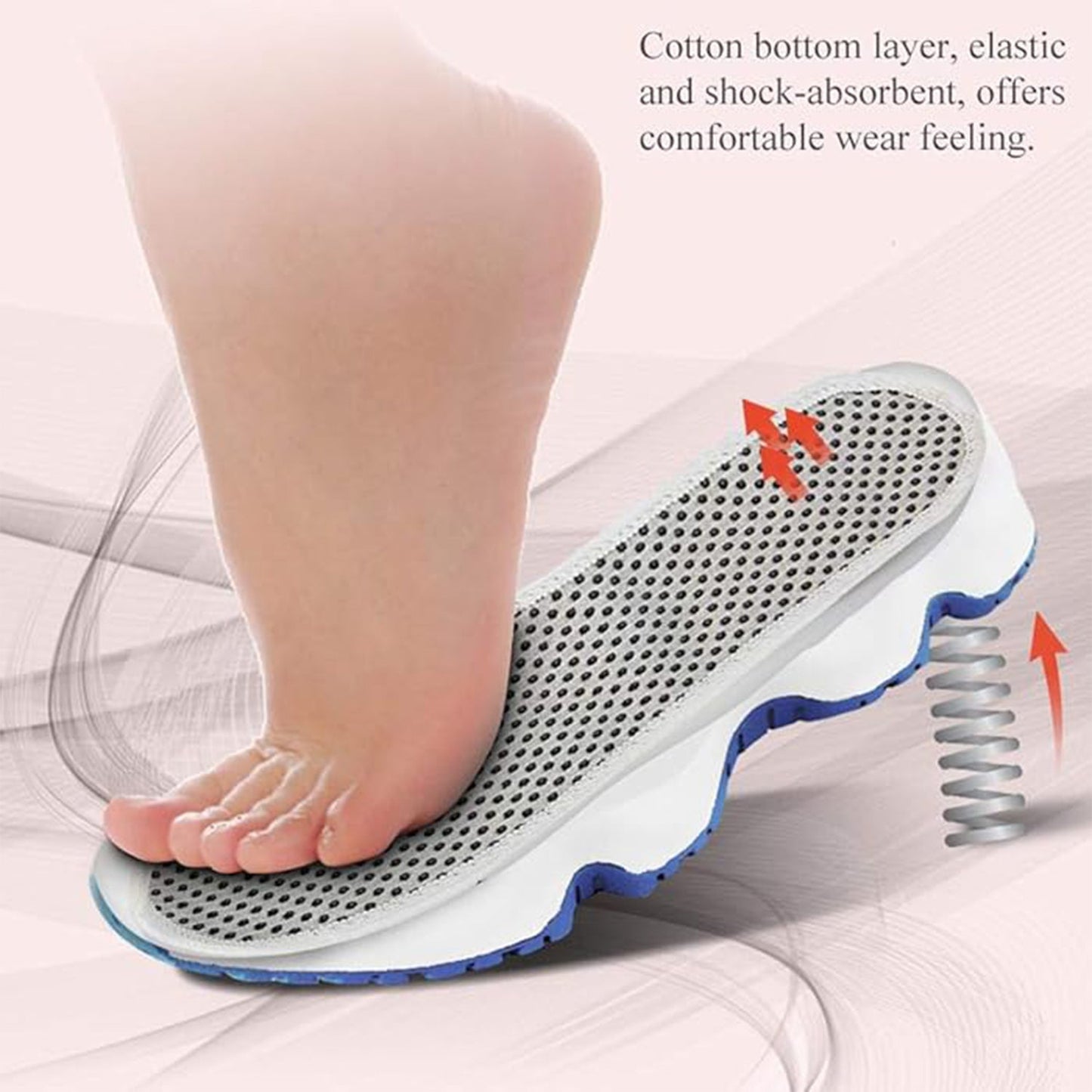 Massage Magnetic Self Heating Insole Shoe Heating Insole For Women Men - Unisex Warm Insole - Thermal Insoles - Tourmaline Self Heating Shoe Inserts - Warm Shoe Pad (1 Pair) Wukusy