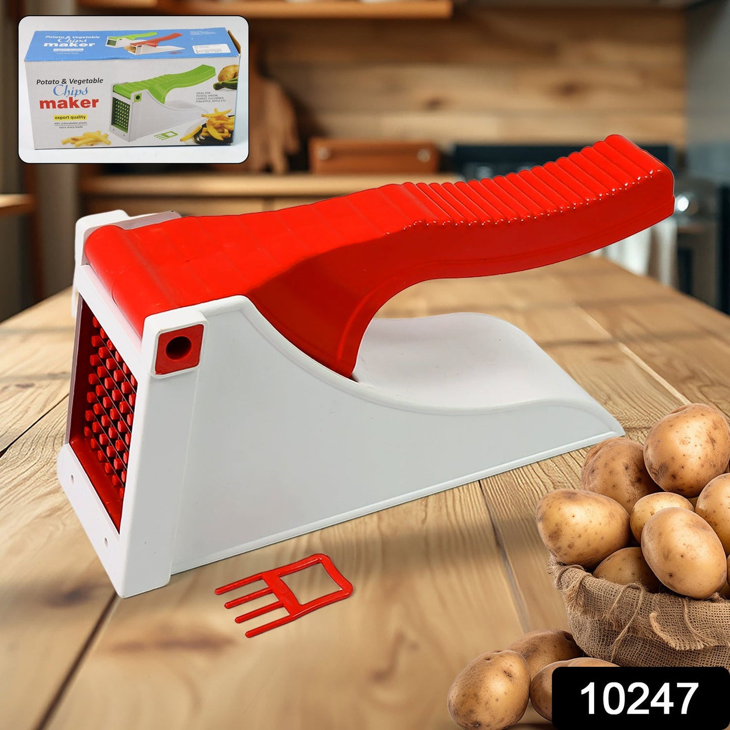 Plastic Potato  Vegetable Chips Maker (1 Pc) Wukusy