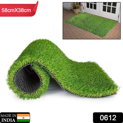 0612 Artificial Grass For Balcony Or Doormat Soft And Durable Plastic Turf Carpet 58x38cm Wukusy