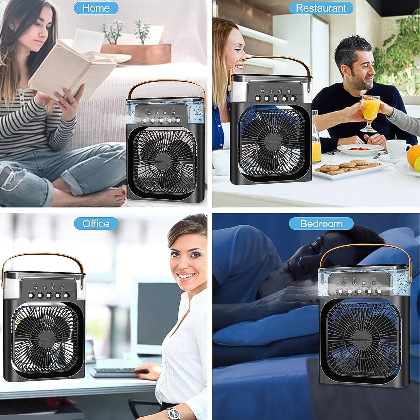 Portable Usb Rechargeable Mini Cooling Fan (1 Pc) Wukusy