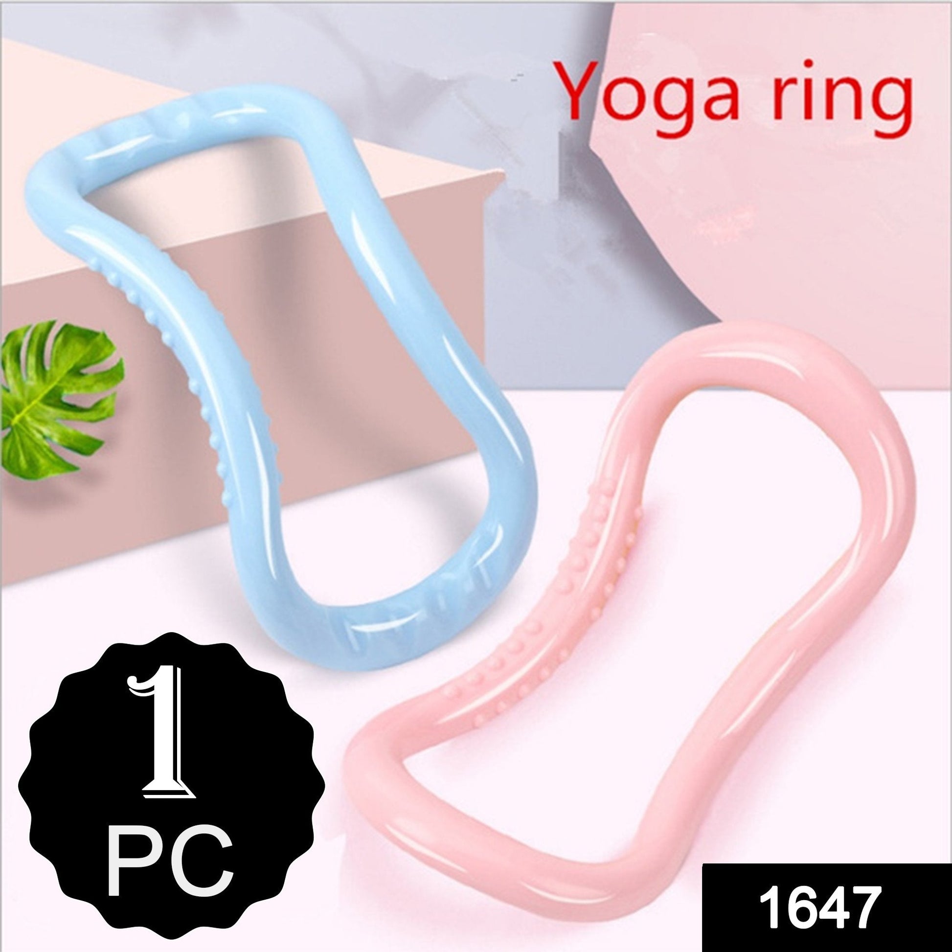 1647 Yoga Ring Pilates Ring Magic Circle Portable Fitness Tool Wukusy