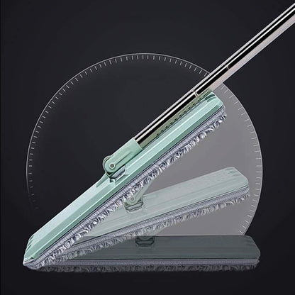 1142 Scratch Cleaning Mop With 2 In 1 Self Clean Wash Dry Hands Free Flat Mop Wukusy