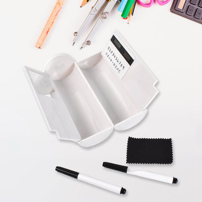 Small Multifunctional Fancy Pencil Box Double Sided Pencil Cases (1 Set) Wukusy