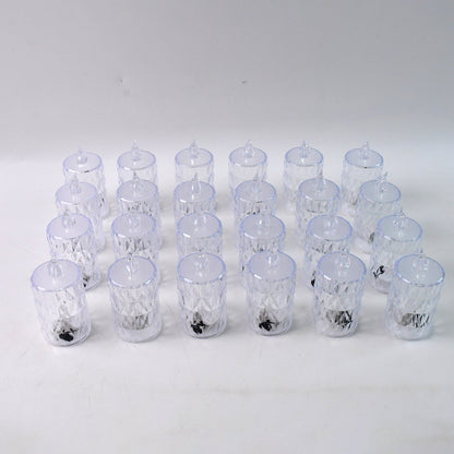 Flameless And Smokeless Decorative Candles Led Tea Light Diwali (24 Pcs Set) Wukusy