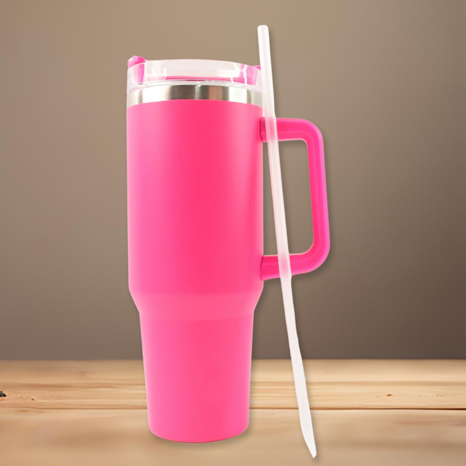 Pink Extra Large Insulated Travel Mug (1200ml - 1 Pc) Wukusy