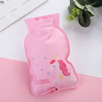 Mix Design Printed Small Hot Water Bag  For Pain Relief Neck Shoulder Pain And Hand Feet Warmer Menstrual Cramps Hot And Cold Therapy Leak Proof Pad (1 Pc) Wukusy
