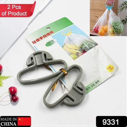 Portable Shopping Bag Handle Holder Household Plastic Bag Hook Kitchen Supplies Carrier Holds Plastic Reusable Grocery Bags Holder Portable Bag Carrier Multifunctional (2pc) Wukusy